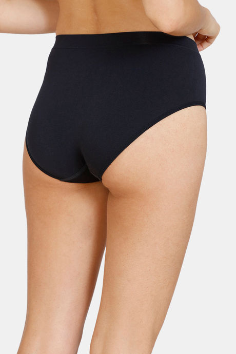 Zivame Medium Rise Full Coverage Seamless Hipster Panty (Pack of 3) - Multicolor — image 11
